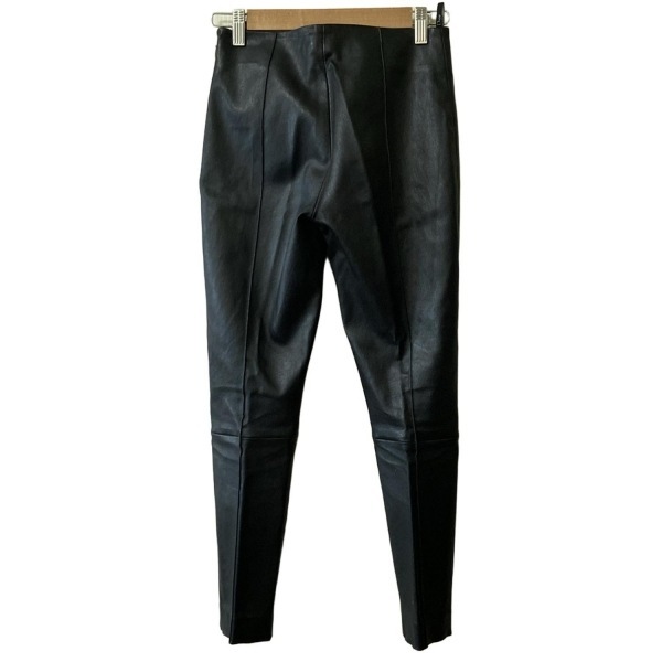 ディオール/クリスチャンディオール DIOR/ChristianDior パンツ サイズF34 845P04AL050 - 黒 レディース フルレングス/レザー ボトムス