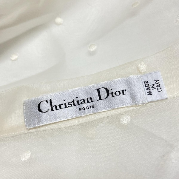ディオール/クリスチャンディオール DIOR/ChristianDior ロングスカート サイズI 38 8C21329A1684 - コットン、シルク アイボリー ボトムス