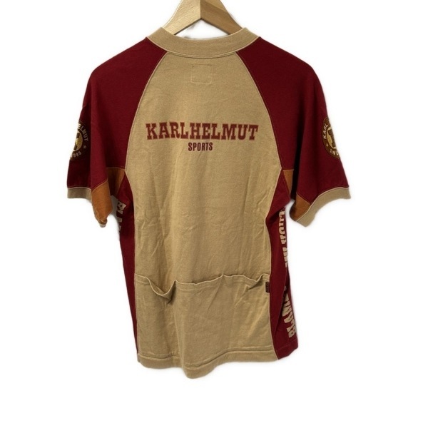 カールヘルム KarlHelmut 半袖Tシャツ - ベージュ×レッド×マルチ メンズ トップス