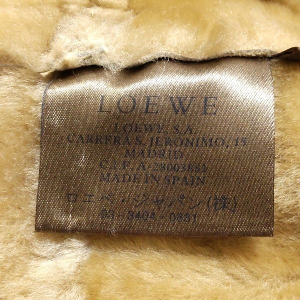 ロエベ LOEWE サイズ38 M - ベージュ レディース 長袖/ムートン/冬 コート