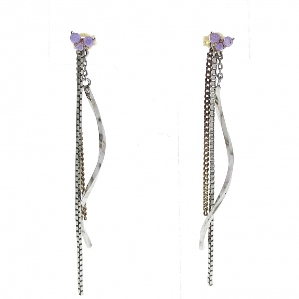 エテ ete ピアス - K18YG×ライトピンク 総重量:0.5g アクセサリー（耳）