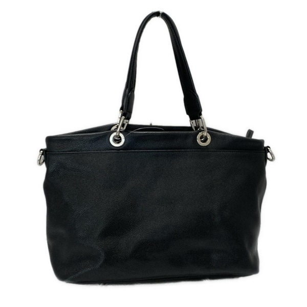 ロンシャン LONGCHAMP ハンドバッグ - レザー 黒 2way バッグ ロンシャン LONGCHAMP ハンドバッグ - レザー 黒 2way バッグ