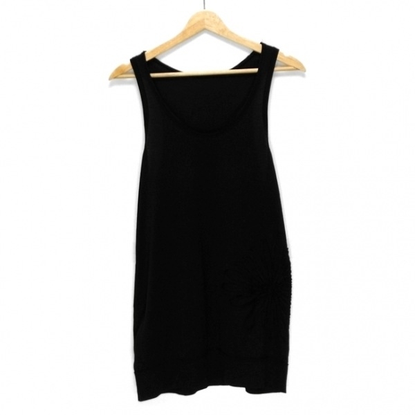  wise Y's майка размер 2 M YV-T64-066 - чёрный женский цветок ( цветок ) tops 