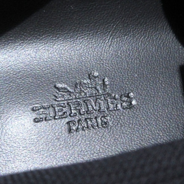 エルメス HERMES スニーカー 37 インパルス レザー 黒×白 レディース 美品 靴