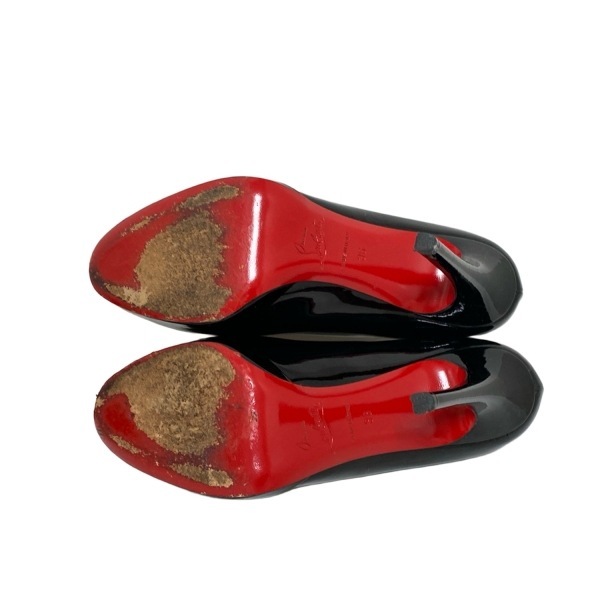 クリスチャンルブタン CHRISTIAN LOUBOUTIN パンプス 36 - レザー 黒 レディース 靴