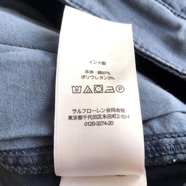 ラルフローレン RalphLauren パンツ サイズ4 S - ブルーグレー レディース フルレングス ボトムス