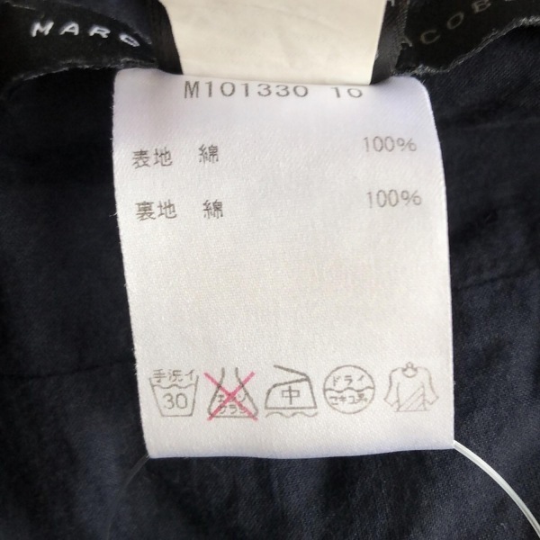 マークバイマークジェイコブス MARC BY MARC JACOBS サイズ0 XS - 黒×ベージュ レディース キャミワンピ/ひざ丈 ワンピース