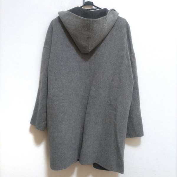 セオリーリュクス theory luxe サイズ38 M - グレー×ダークグレー レディース 長袖/リバーシブル/秋/冬 美品 コート_画像2