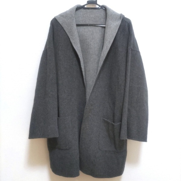 セオリーリュクス theory luxe サイズ38 M - グレー×ダークグレー レディース 長袖/リバーシブル/秋/冬 美品 コート_画像7