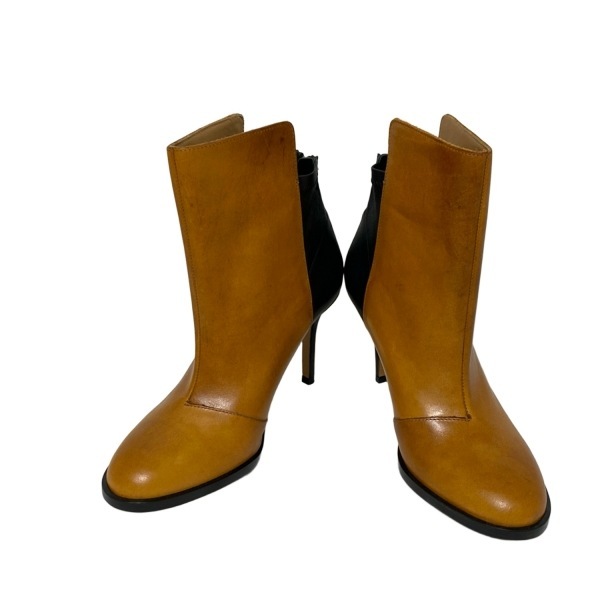 マルタンマルジェラ MARTIN MARGIELA ショートブーツ 37 - レザー ライトブラウン×黒 レディース 靴_画像2