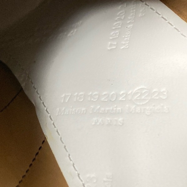 マルタンマルジェラ MARTIN MARGIELA ショートブーツ 37 - レザー ライトブラウン×黒 レディース 靴_画像6