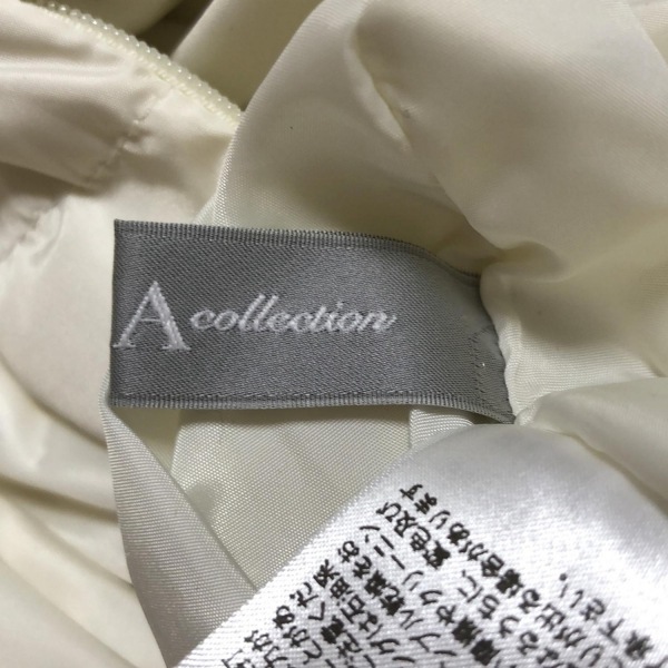 ダーマコレクション DAMAcollection ダウンコート サイズM - グレー×アイボリー×マルチ レディース 長袖/リバーシブル/迷彩柄/冬 コート