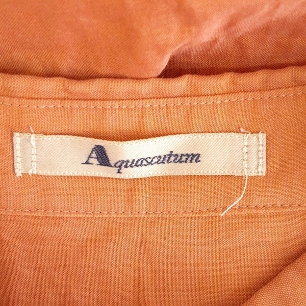 アクアスキュータム Aquascutum スカートセットアップ - オレンジ レディース 美品 レディーススーツ