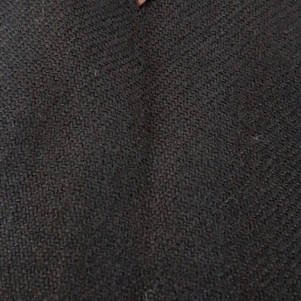 グレースクラス Grace Class サイズ36 S - 黒×ベージュ×マルチ レディース Vネック/七分袖/ひざ丈/ビジュー/刺繍/フラワー(花)/フリンジ