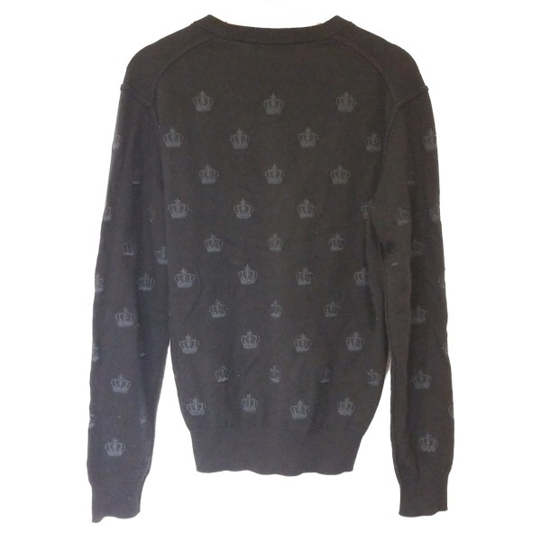  Dolce and Gabbana DOLCE&GABBANA кардиган - чёрный мужской длинный рукав / кашемир / вышивка tops 