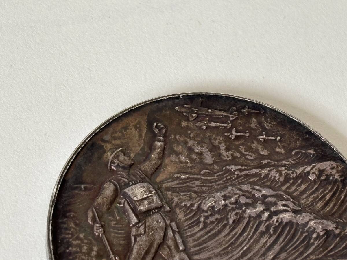ウィンストン・チャーチル 記念メダル silver シルバー 銀製 約 ウィンストン・チャーチル 記念メダル silver シルバー 銀製 約