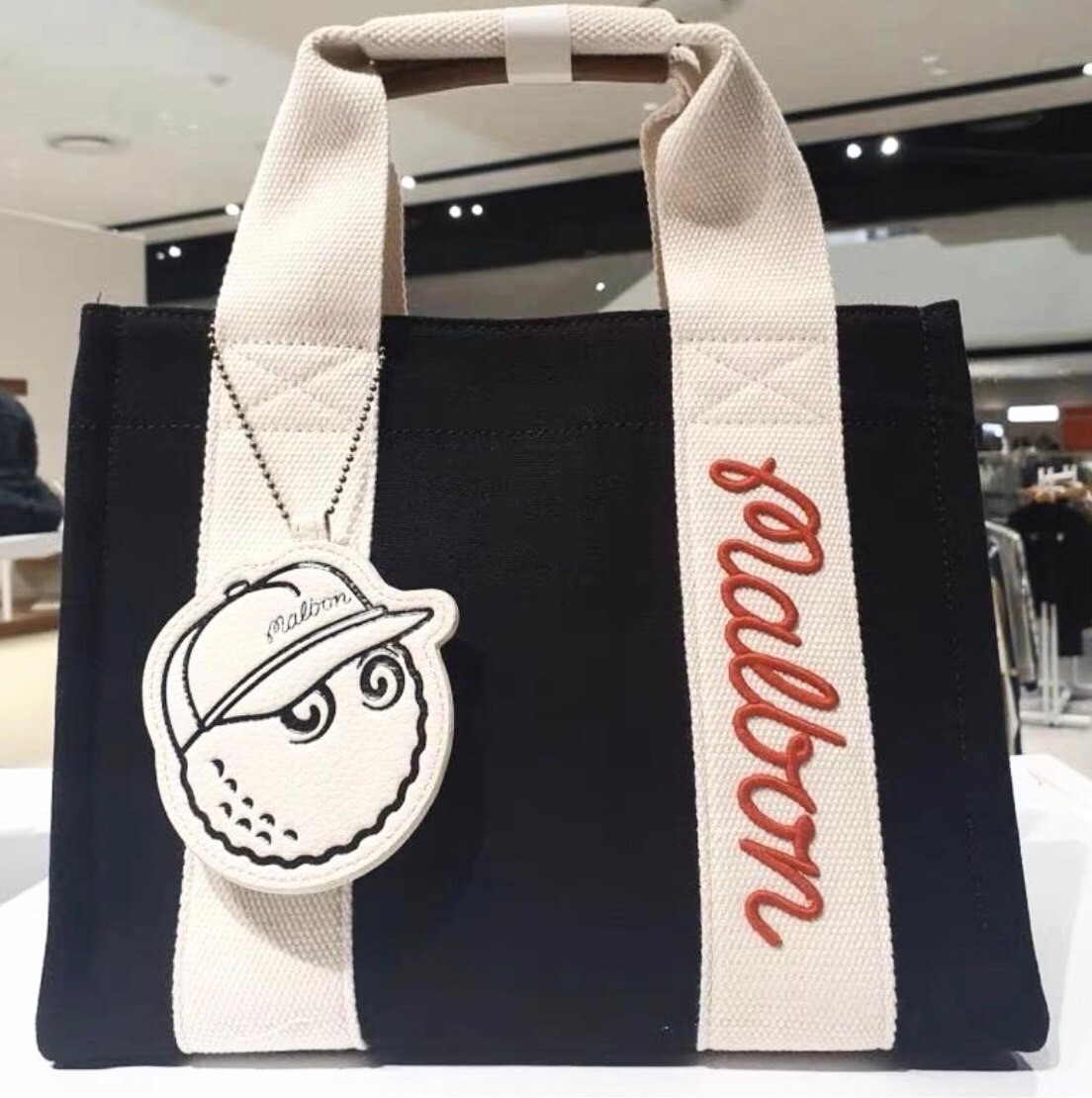 即発送最安値★マルボンゴルフ★malbon golf　カートバッグ　ミニトートバッグマルボンブグリーン