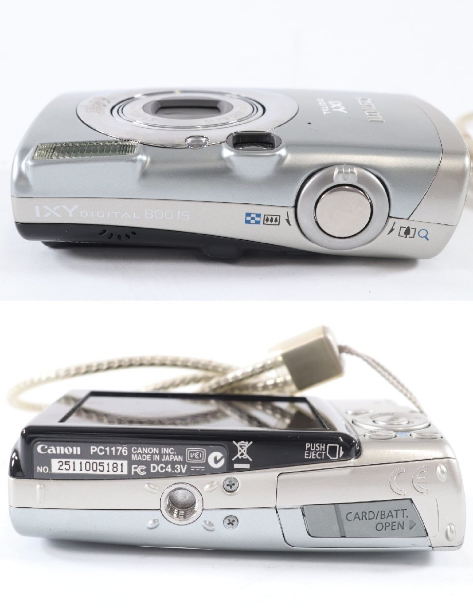 Canon キャノン IXY DIGITAL 800 IS PC1176 デジタルカメラ Canon キャノン IXY DIGITAL 800 IS PC1176 デジタルカメラ
