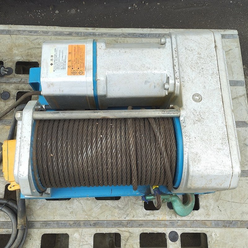 FUJI 富士製作所 シルバーウインチ SX-210 100V電源 荷重1000kg FUJI 富士製作所 シルバーウインチ SX-210 100V電源 荷重1000kg