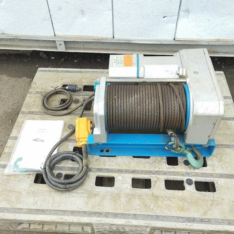 FUJI 富士製作所 シルバーウインチ SX-210 100V電源 荷重1000kg FUJI 富士製作所 シルバーウインチ SX-210 100V電源 荷重1000kg
