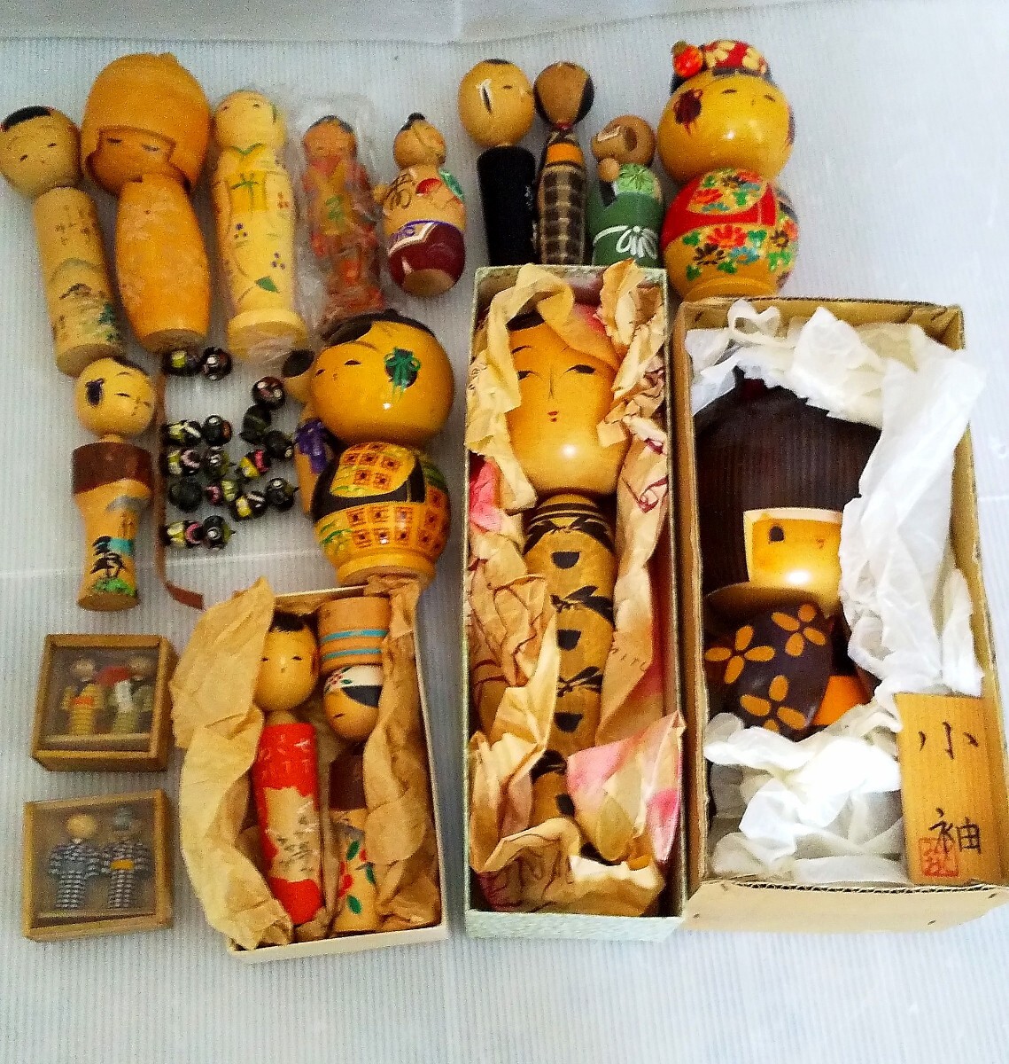 こけし まとめて 19点 郷土玩具 くろんぼ 伝統工芸品 お土産 こけし まとめて 19点 郷土玩具 くろんぼ 伝統工芸品 お土産