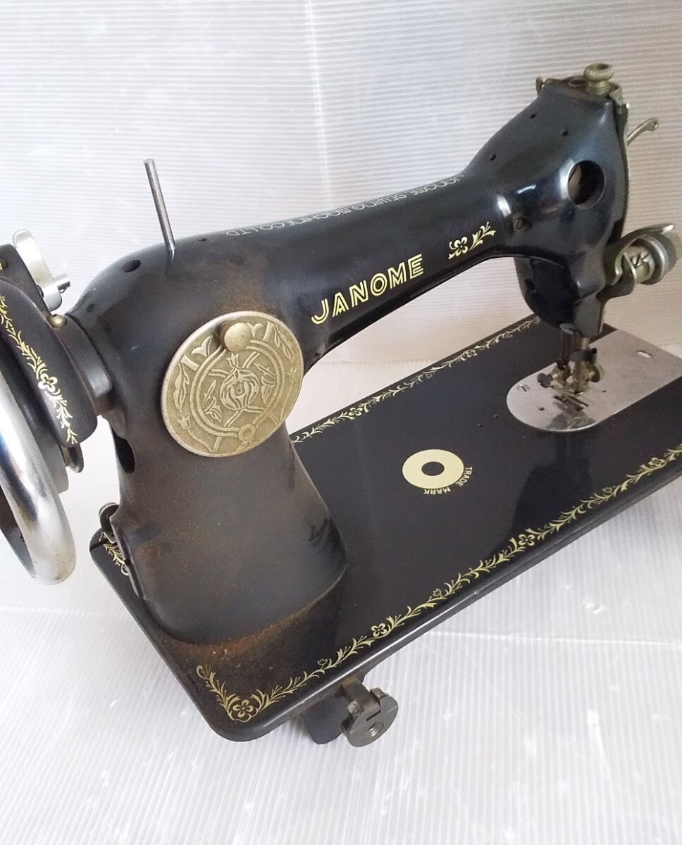 JANOME ジャノメ ミシン 昭和レトロ アンティーク ジャンク JANOME ジャノメ ミシン 昭和レトロ アンティーク ジャンク