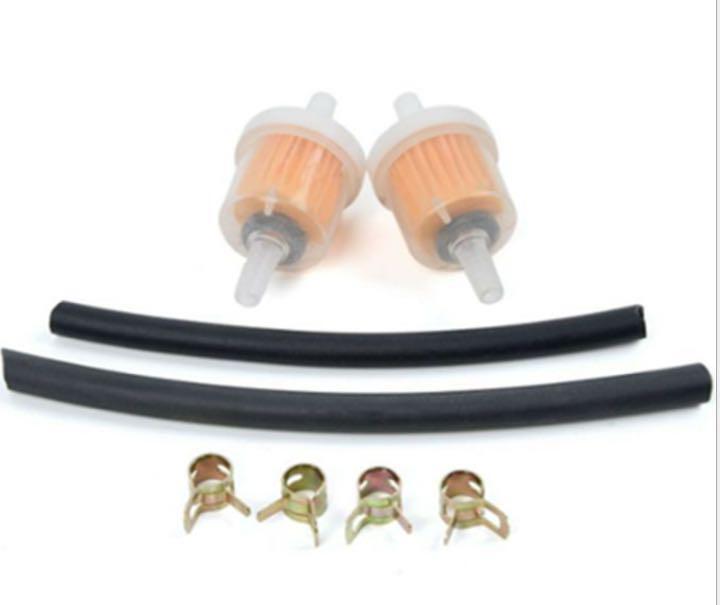 燃料フィルター 燃料ホース フューエルフィルター 8點セット 內(nèi)徑6mm 管理K4