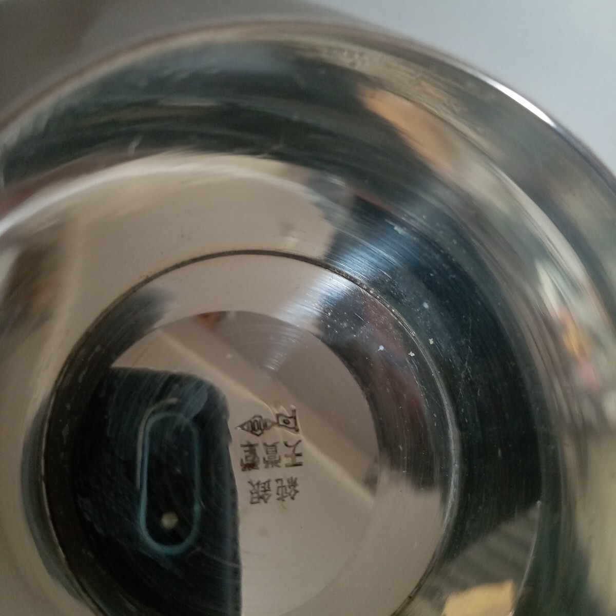 004 純銀 銀盃 129.4g sv1000 天賞堂 刻印あり1円スタート(銀製 004 純銀 銀盃 129.4g sv1000 天賞堂 刻印あり1円スタート(銀製