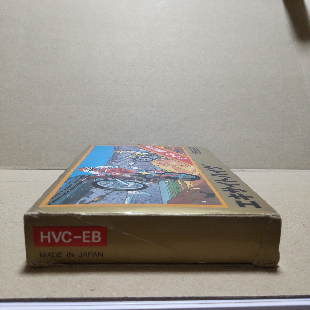 エキサイトバイク ファミコン版 箱説明書のみ ソフト無し エキサイトバイク ファミコン版 箱説明書のみ ソフト無し