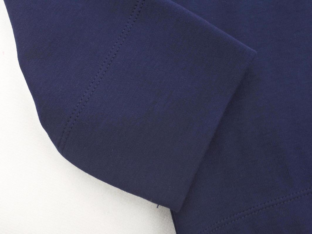 ネコポスOK DoCLASSE ドゥクラッセ モックネック カットソー sizeS/紺 ◇■ ☆ fda1 レディース