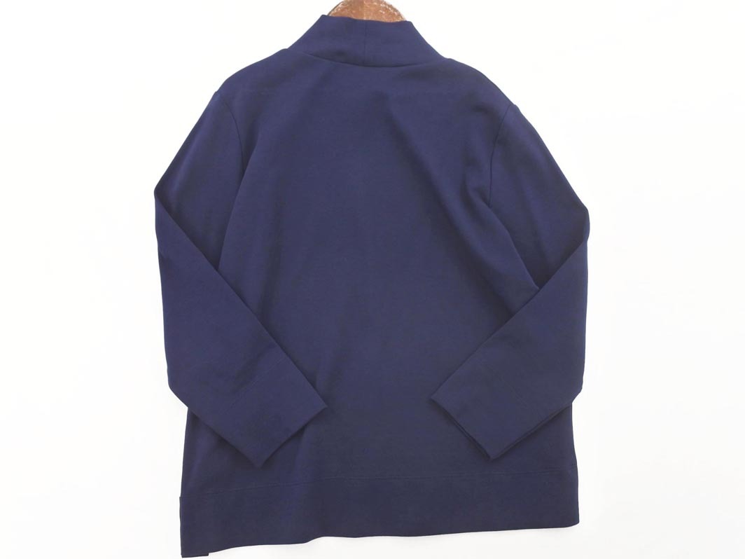 ネコポスOK DoCLASSE ドゥクラッセ モックネック カットソー sizeS/紺 ◇■ ☆ fda1 レディース
