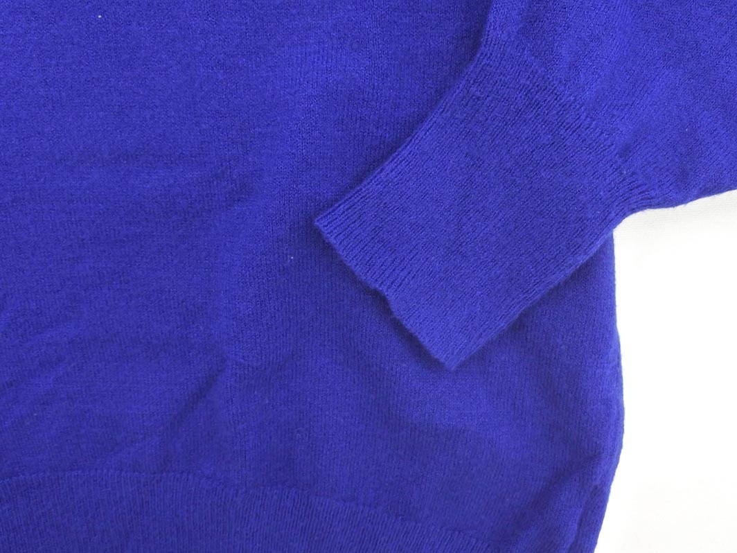 AZUL ENCANTO アズールエンカント Vネック ニット セーター sizeS/青 ◇■ ☆ fda1 レディース_画像3