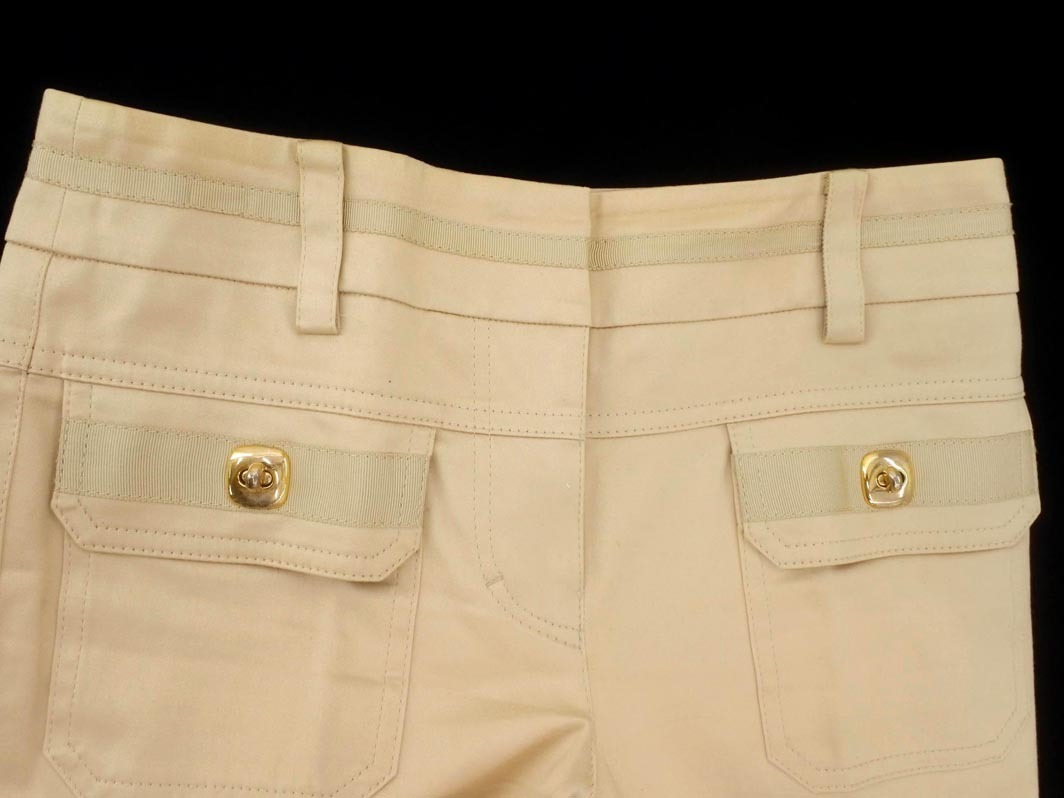 EPOCA エポカ シルク混 ストレート パンツ size38/ベージュ ■◇ ☆ fda1 レディース