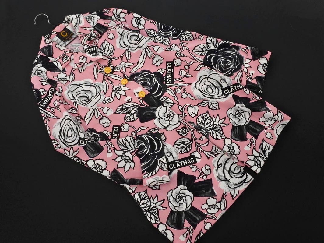 ▽ CLATHAS クレイサス タグ付き 保管品 ジャケット 日本製 38 Yahoo!オークション - CLATHAS クレイサス 花柄 ロゴ