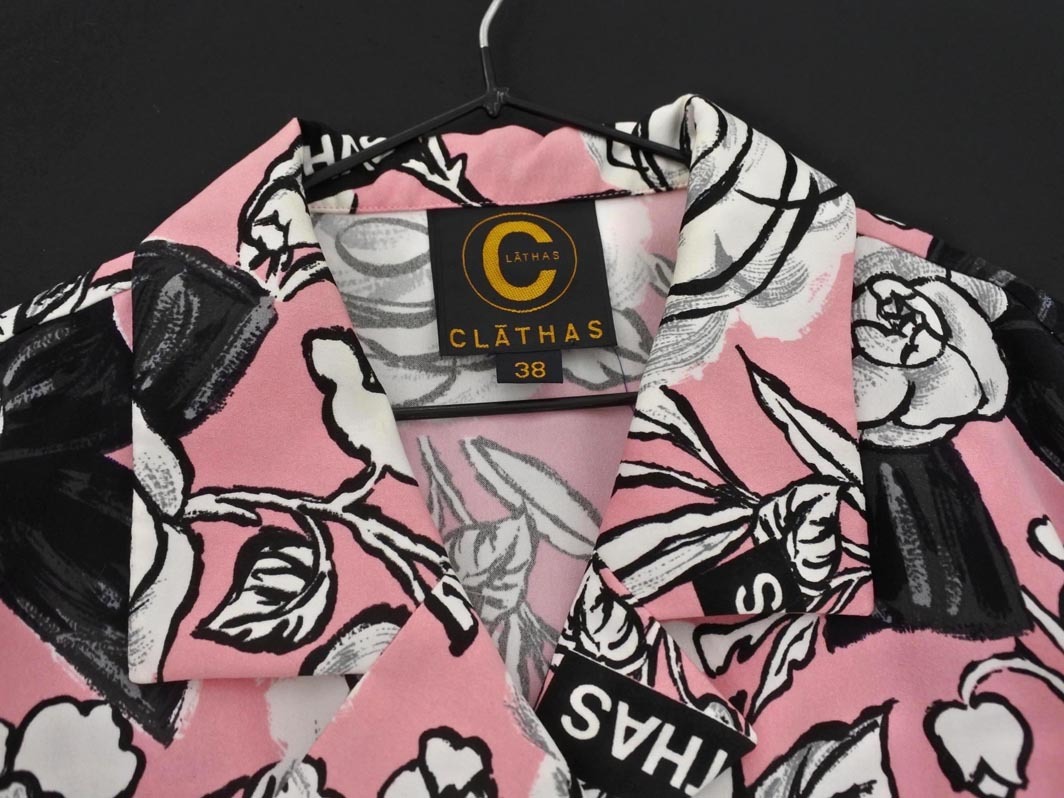 ▽ CLATHAS クレイサス タグ付き 保管品 ジャケット 日本製 38 Yahoo!オークション - CLATHAS クレイサス 花柄 ロゴ
