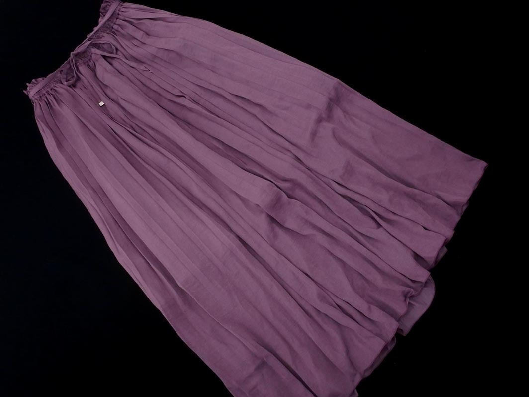 新品 BEAMS HEART ビームスハート プリーツ スカート sizeF/紫 ■◇ ☆ fda2 レディース