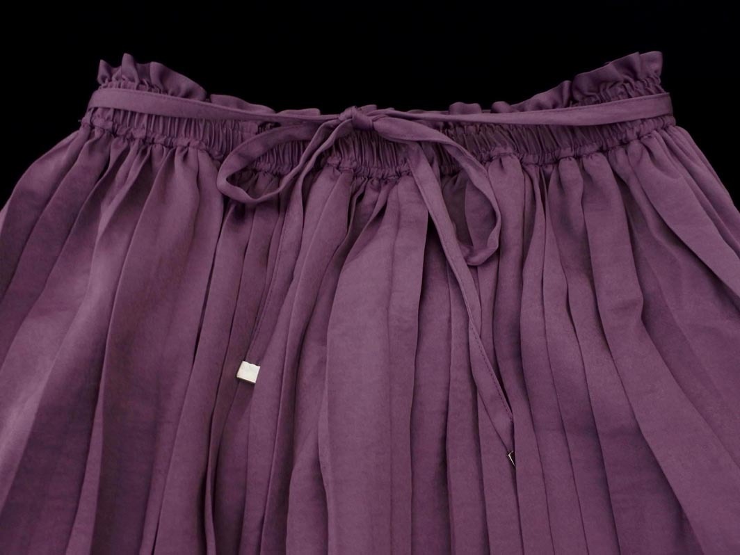 新品 BEAMS HEART ビームスハート プリーツ スカート sizeF/紫 ■◇ ☆ fda2 レディース