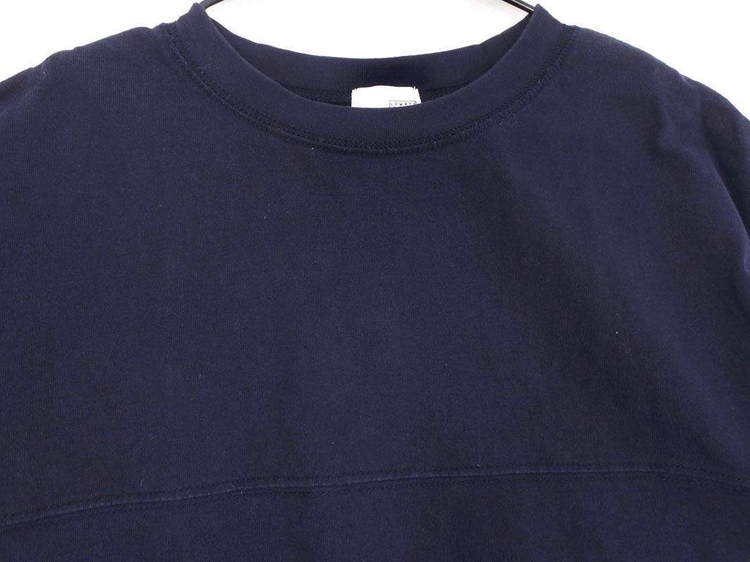 LOWRYS FARM ローリーズファーム ライン Tシャツ size110?120cm/紺ｘ茶 ■◆ ☆ fda4
