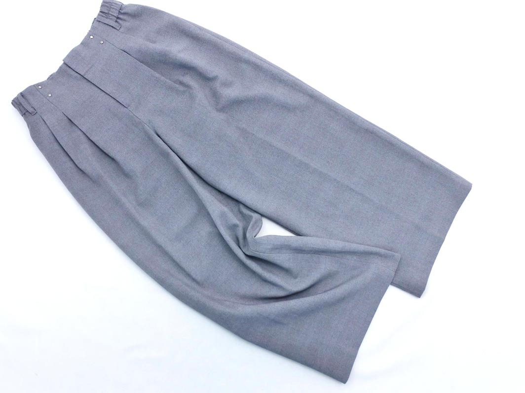 COMME CA MODELS コムサモデルズ ワイド パンツ size9/グレー ■■ ☆ fda4 レディース