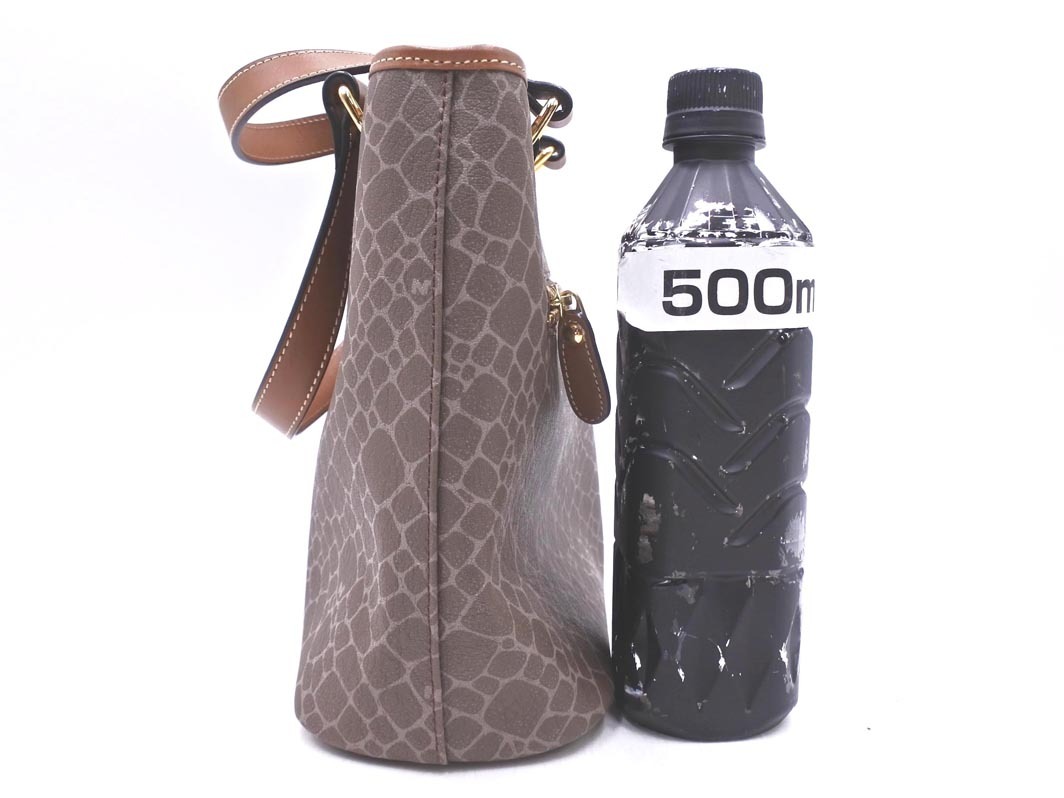 新品 NINA RICCI ニナリッチ 総柄 ハンド バッグ グレージュ 新品 NINA RICCI ニナリッチ 総柄 ハンド バッグ グレージュ