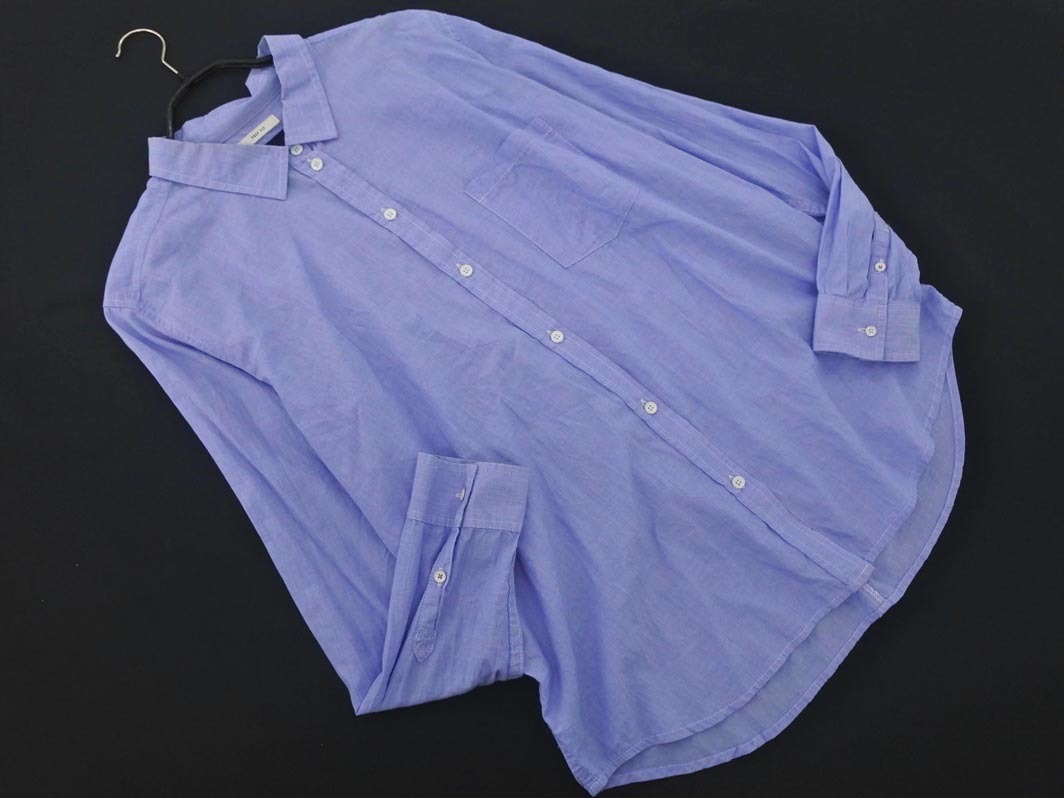 ネコポスOK AMERICAN EAGLE アメリカンイーグル PREP FIT ロングスリーブ シャツ sizeL/水色 ■◇ ☆ fda4 メンズ