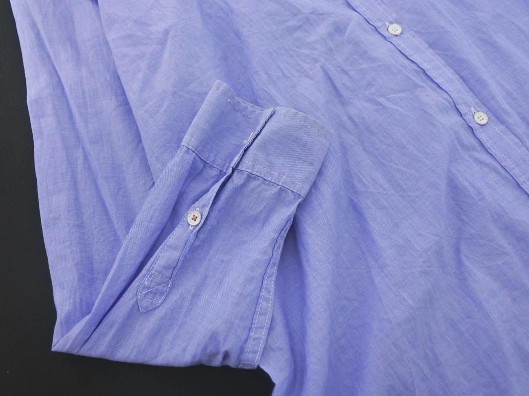 ネコポスOK AMERICAN EAGLE アメリカンイーグル PREP FIT ロングスリーブ シャツ sizeL/水色 ■◇ ☆ fda4 メンズ