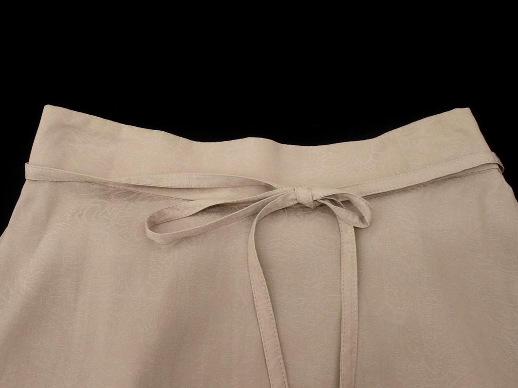 OPAQUE オペーク 総柄 フレア ロング スカート sizeM/ベージュ ■◇ ☆ fda7 レディース