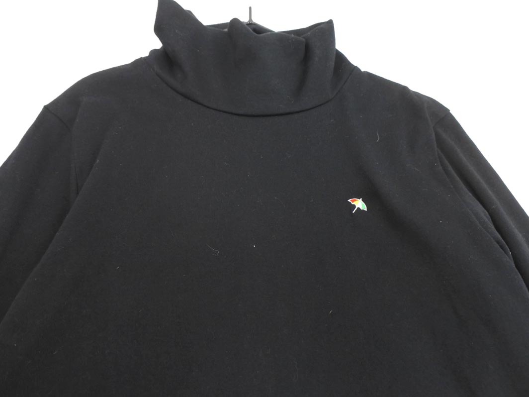 ネコポスOK arnold palmer アーノルドパーマー ハイネック カットソー size2/黒 ■◇ ☆ fda7 レディース