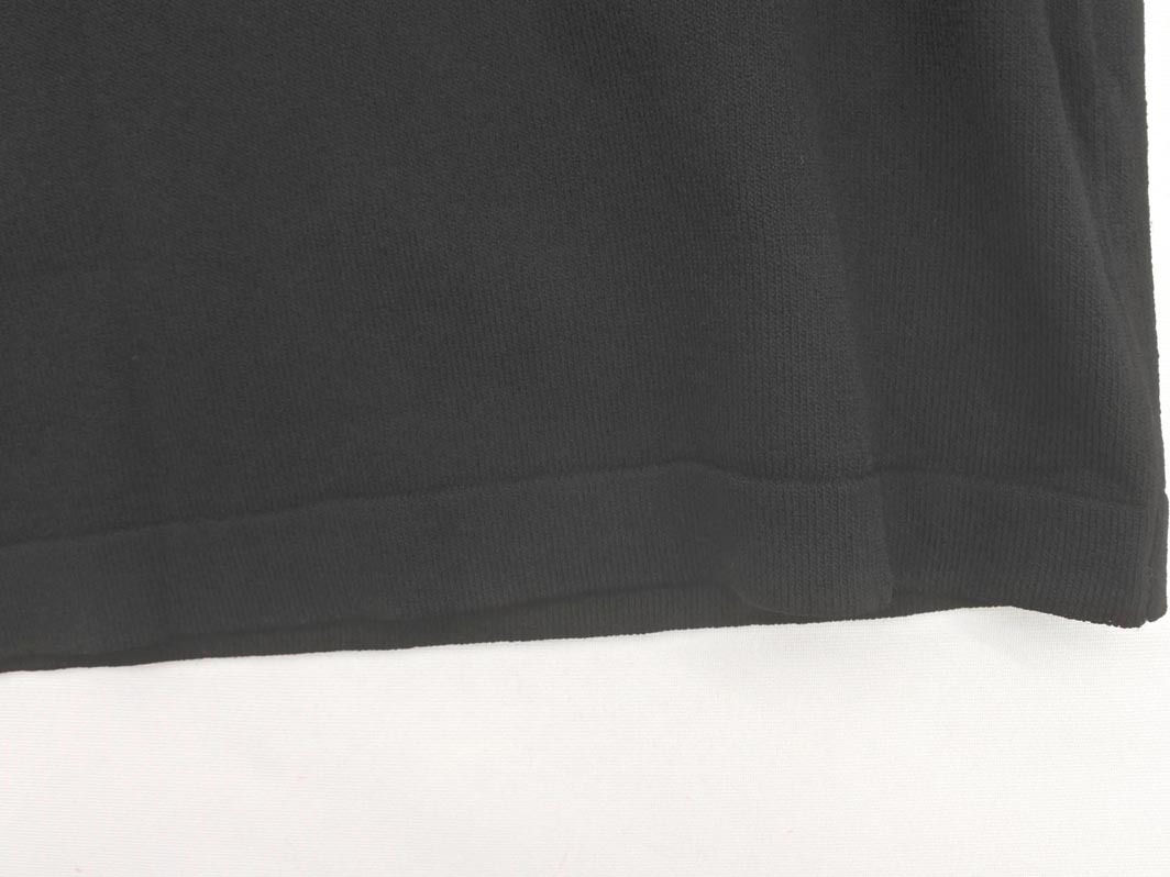 ネコポスOK UNTITLED アンタイトル 7分袖 ニット セーター size2/黒 ■◇ ☆ fda7 レディース