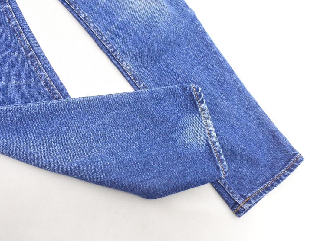 MACPHEE マカフィー トゥモローランド テーパード デニムパンツ size34/青 ■■ ☆ fda7 レディース