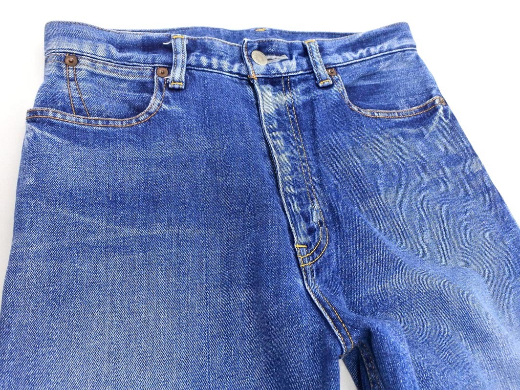 MACPHEE マカフィー トゥモローランド テーパード デニムパンツ size34/青 ■■ ☆ fda7 レディース