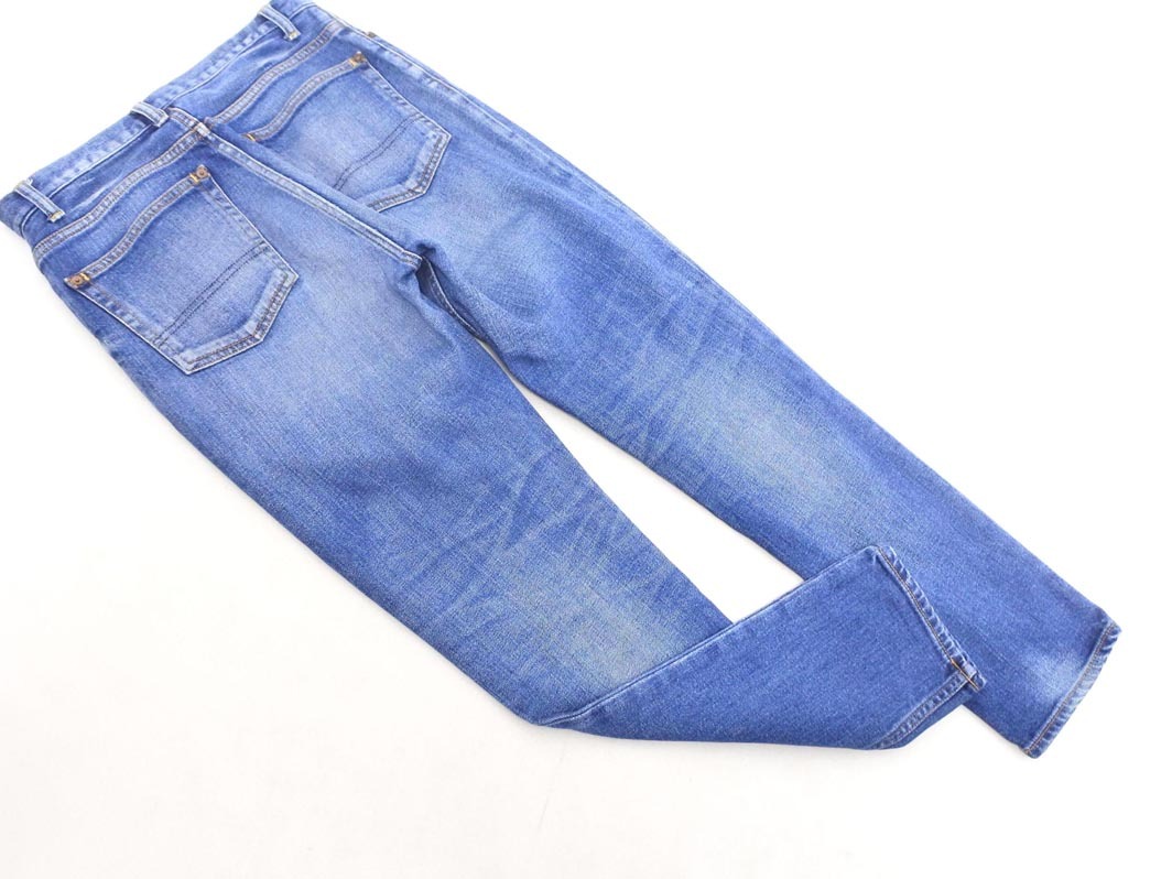 MACPHEE マカフィー トゥモローランド テーパード デニムパンツ size34/青 ■■ ☆ fda7 レディース