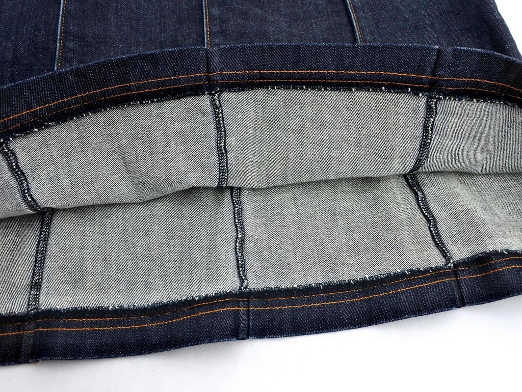 TRANS WORK トランスワーク Aライン 台形 デニムスカート size38/インディゴ ■■ ☆ fda8 レディース_画像2