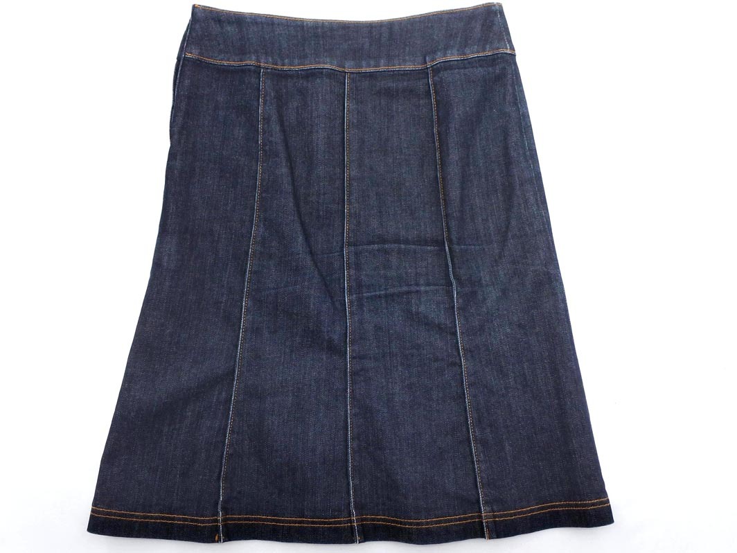 TRANS WORK トランスワーク Aライン 台形 デニムスカート size38/インディゴ ■■ ☆ fda8 レディース_画像4